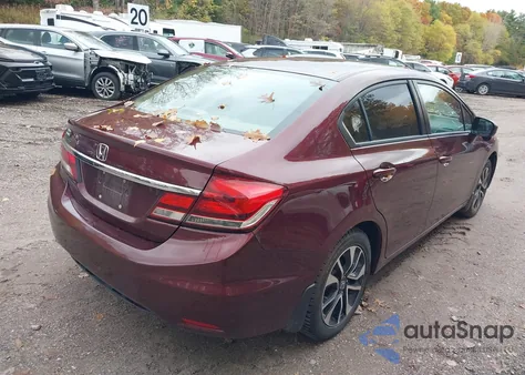 2015 Honda Civic Ex из США, поврежденный, VIN 2HGFB2F83FH505811